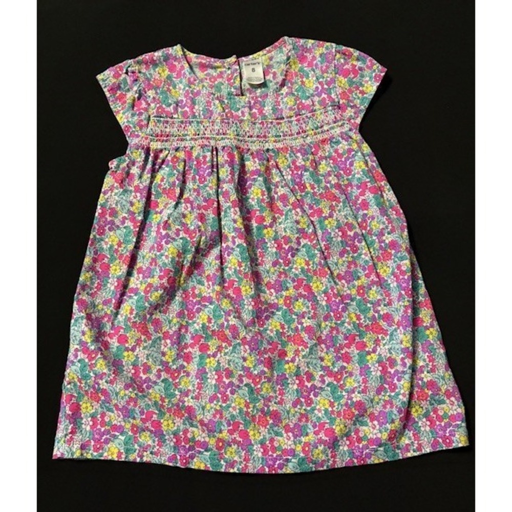 Carters girls size 8 flowered tunic blouse/top